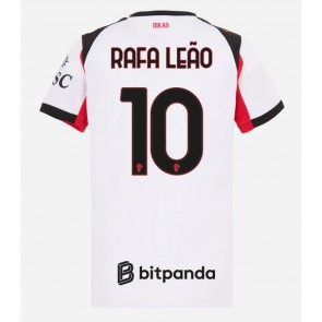 AC Milan Rafael Leao #10 Udebanetrøje Dame 2025-26 Kortærmet